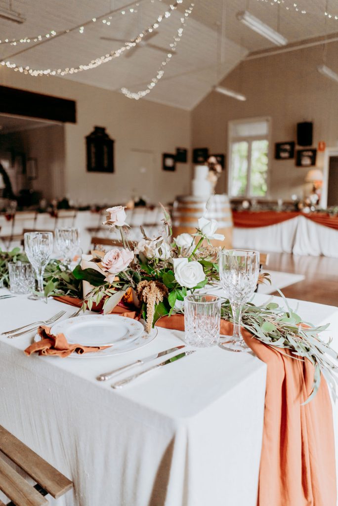 Wedding reception at Mapleton Hall